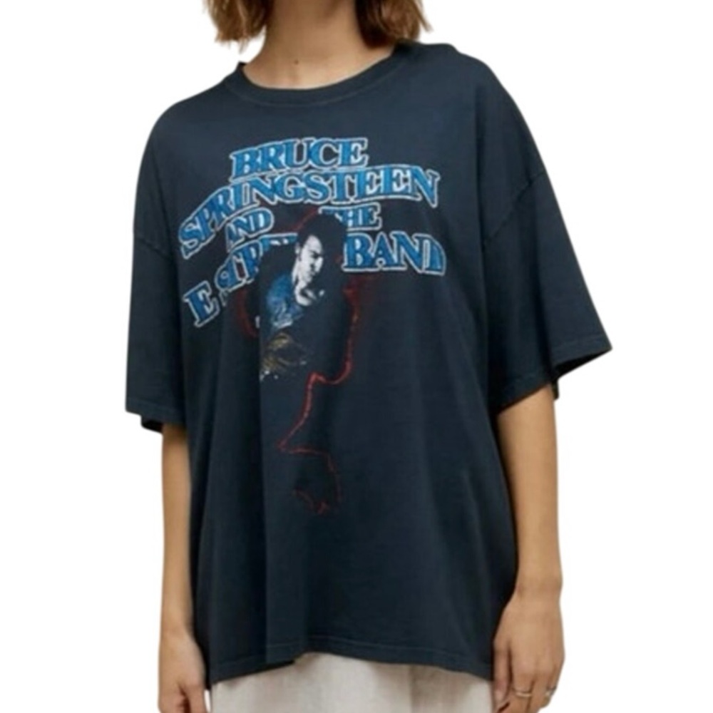 DAYDREAMER Bruce Springsteen Born in USA Tour One Size Tee, New w/o Tag MSRP $98